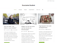 Tablet Screenshot of duurzamestudent.nl